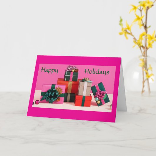 WÜNSCHEN SIE SICH EIN "SEHR FREUNDLICHES CHRISTMAS KARTE (Gelbe Blume)