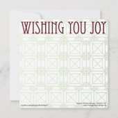 Wünschen Sie sich eine Flachkarte? Einladung (Rückseite)