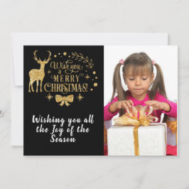 Wünschen Sie sich eine frohe Weihnachten-/zweiseit Feiertagskarte