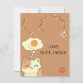 Wünschen Sie sich eine Weihnachtskarte mit purer F Karte (Rückseite)