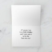 WÜNSCHEN SIE SICH EINEN GEMEINSAMEN U EIN GLÜCKLIC KARTE (Innenseite)