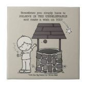 Wünschen Sie sich! Fliese (Vorderseite)