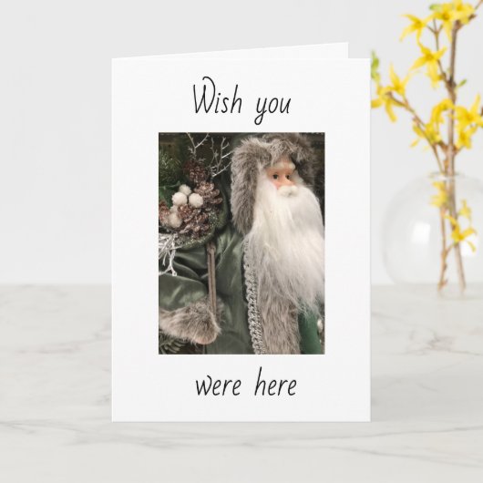 ***WÜNSCHEN SIE SICH HIER BEI CHRISTMAS*** FEHLEN KARTE (Gelbe Blume)