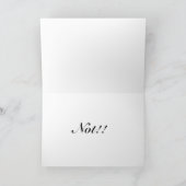 Wünschen Sie sich hier eine Karte? Karte (Innenseite)