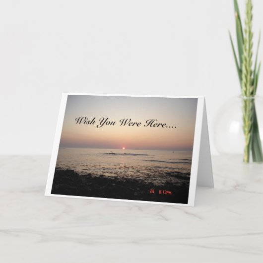 Wünschen Sie sich hier eine Karte? Karte (Vorderseite)