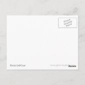 Wünschen Sie sich hier Florida Golf Küste Weiße Gr Postkarte (Rückseite)