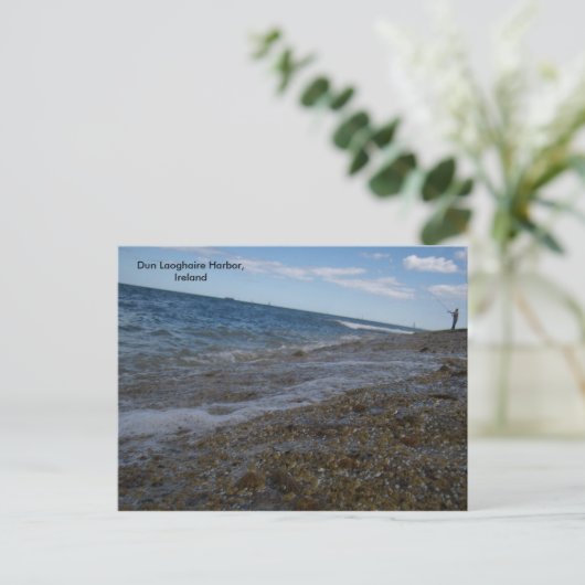 Wünschen Sie sich hier! Postkarte (Stehend Vorderseite)