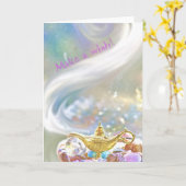 Wünschen Sie sich! Karte (Gelbe Blume)