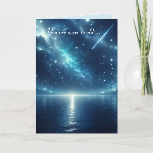 Wünschen Sie sich nach einem Geburtstag Karte (Vorderseite)