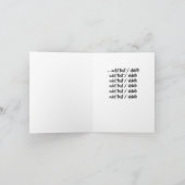 Wünschen Sie sich nach einem Stern ... Dankeskarte (Innenseite)