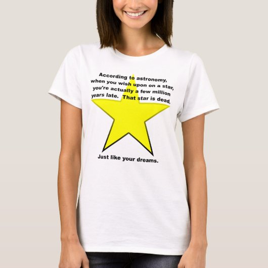 Wünschen Sie sich nach einem Sternenhimmel-T - Shi T-Shirt (Vorderseite)