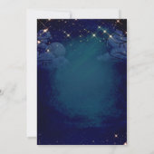 Wünschen Sie sich nach einer Sterne-Party Einladun Einladung (Rückseite)