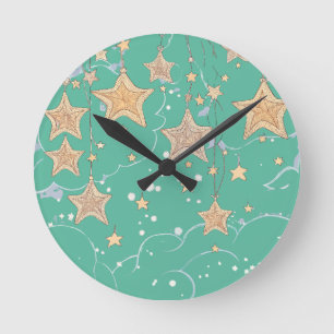 Wünschen Sie sich nach einer Uhr an der Stern-Wand