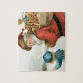 Wünschen Sie Weihnachten von Ellen Clapsaddle Puzzle (Vertikal)