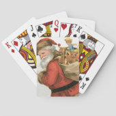 Wünschen Sie Weihnachten von Ellen Clapsaddle Spielkarten (Rückseite)