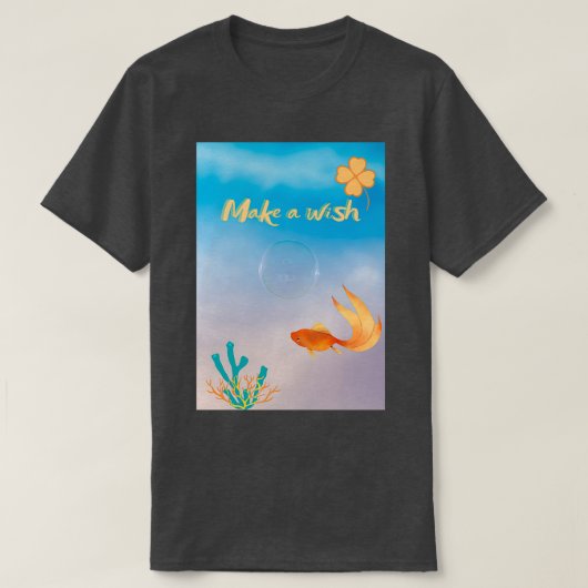 Wünschen T-Shirt (Design vorne)