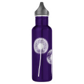 Wünschen! (Violette) Edelstahlflasche (Links)