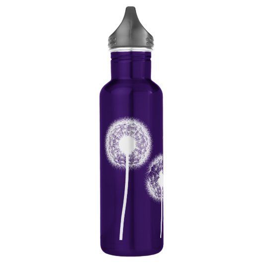 Wünschen! (Violette) Edelstahlflasche (Links)