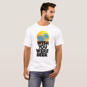 Wünschenswert sind Sonnenuntergang am Strand und P T-Shirt (Vorne ganz)