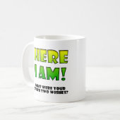 Wunscherfüllung Lustiger Becher oder Reisebecher Kaffeetasse (Vorderseite Links)