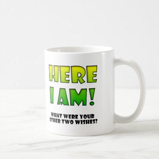 Wunscherfüllung Lustiger Becher oder Reisebecher Kaffeetasse (Rechts)