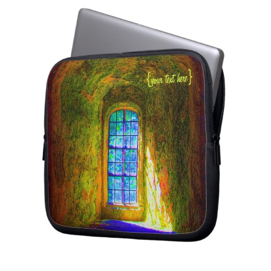 Wunschfenster Laptopschutzhülle (Vorderseite Links)