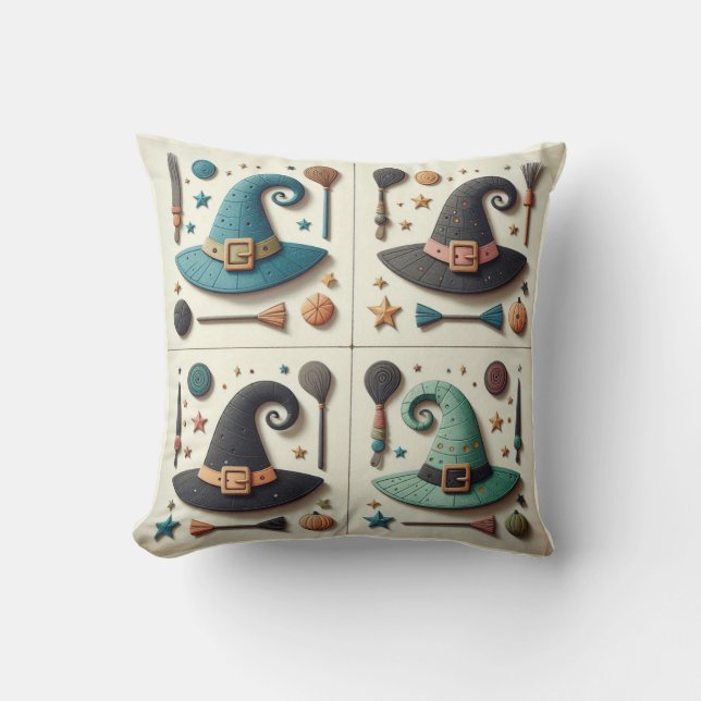 Wunschhexen Kissen (Vorderseite)