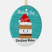 Wunschkarte Keramik Ornament (Rechts)