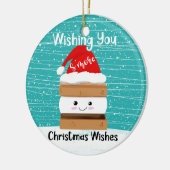 Wunschkarte Keramik Ornament (Links)