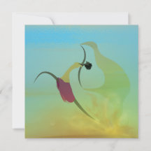 Wunschkarte "Lebe, ohne dich zu vergessen"