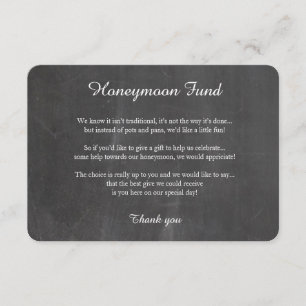 Wunschkarte zur Hochzeitsreise mit Weltkarte auf d Begleitkarte