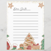 Wunschliste Brief an Weihnachtskinder Weihnachten (Vorderseite)