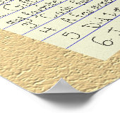 Wunschliste für Buchliebhaber Poster (Ecke)