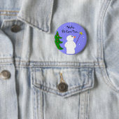 Wunschmacher-Schneemann Button (Beispiel)