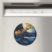 Wunschmagnet, kleines Weihnachtsgeschenk Magnet (In Situ (Geschirrspüler))