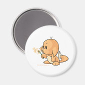 Wunschorange Kacheek Magnet (Vorderseite/Rückseite)