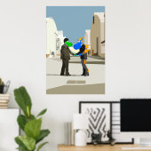 Wünschst du wärst Hippo Poster (Heimbüro)