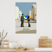 Wünschst du wärst Hippo Poster (Küche)