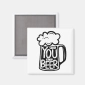 Wünschst du wärst Typografie Magnet (Vorderseite/Rückseite)