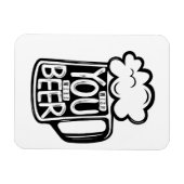 Wünschst du wärst Typografie Magnet (Horizontal)