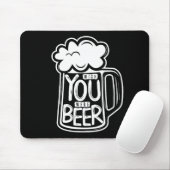 Wünschst du wärst Typografie Mousepad (Mit Mouse)