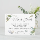 Wunschsteine Hochzeitsbuch-Zeichen (Stehend Vorderseite)
