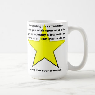 Wunschstern Lustiger Becher Kaffeetasse