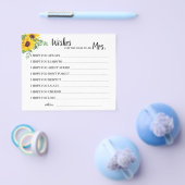 wünscht bald Frau Sonnenblumen-Duschkarte zu werde Flyer (Einzeln)