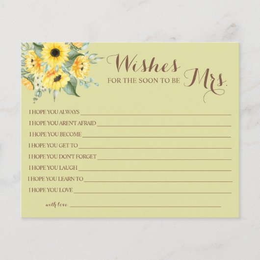 wünscht, dass der Bald Frau Brautparty card F wird Flyer (Vorne)