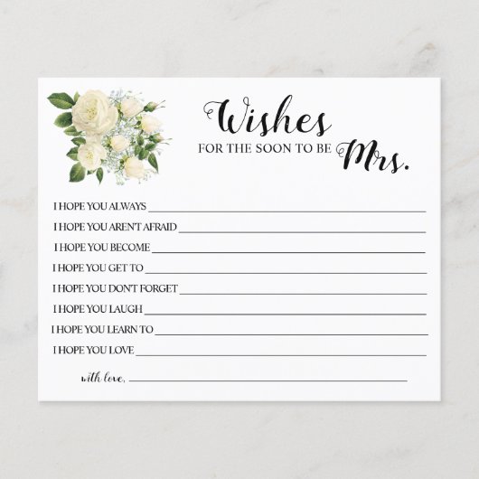 wünscht, dass der Bald Frau Brautparty Card wird Flyer (Vorne)