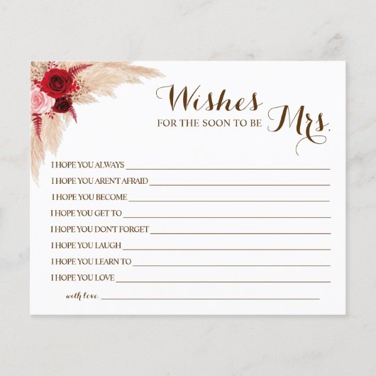 wünscht, dass der Bald Frau Brautparty-Karte wird Flyer (Vorne)