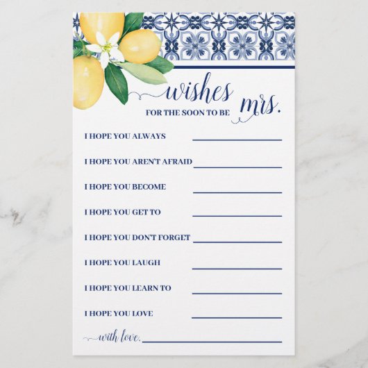 wünscht, dass der Bald Frau mediterrane Zitronen w Flyer (Vorne)