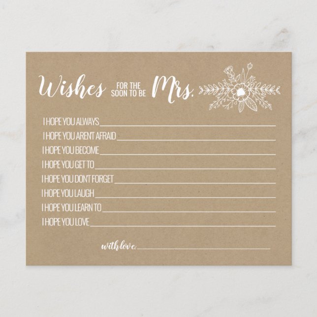 wünscht, dass der Bald Frau Ratenkarte wird (Vorderseite)