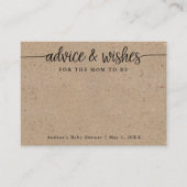 wünscht, dass die Mama zu Kraftratskarten wird Begleitkarte (Vorderseite)